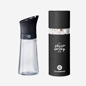 CRUSHGRIND STOCKHOLM MOULIN A EPICES EN MATIERE SYNTHETIQUE ET VERRE NOIR 17 CM